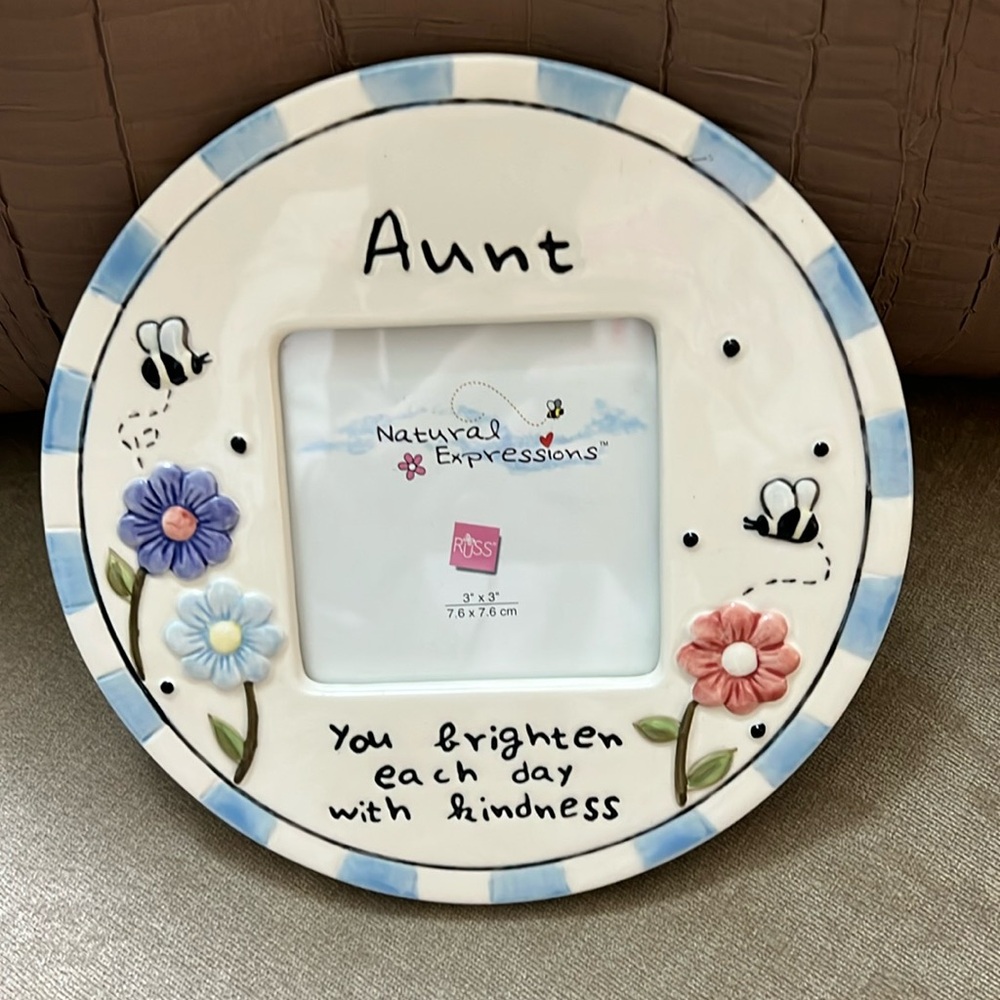 Aunt picture frame 3x3